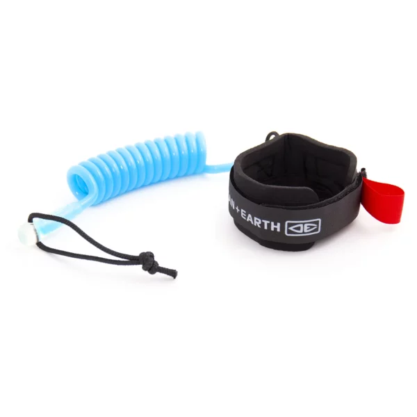 Bodyboard Basic Wrist Coiled Leash - Ocean & Earth - Image 4