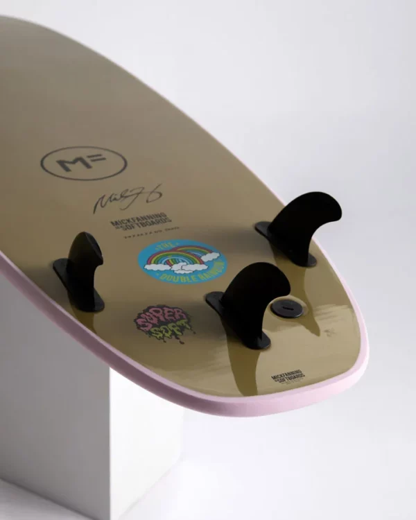 Double Rainbow Super Soft Pink/Soy - Mick Fanning Softboards - Image 2